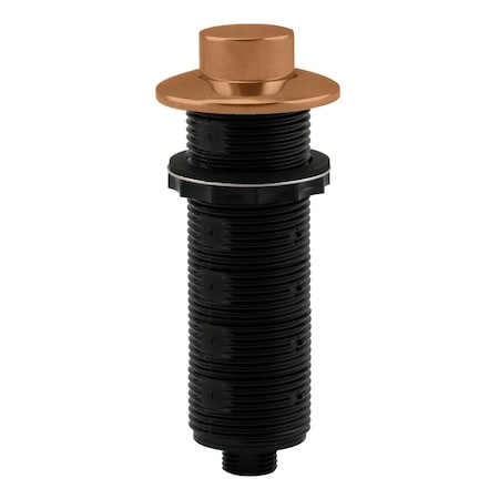 Westbrass Replacement Raised Button Disposal Air Switch Trim in Antique Copper ASB-RB3-11